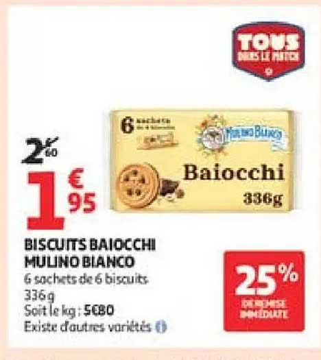 BISCUITS BAIOCCHI MULINO BIANCO