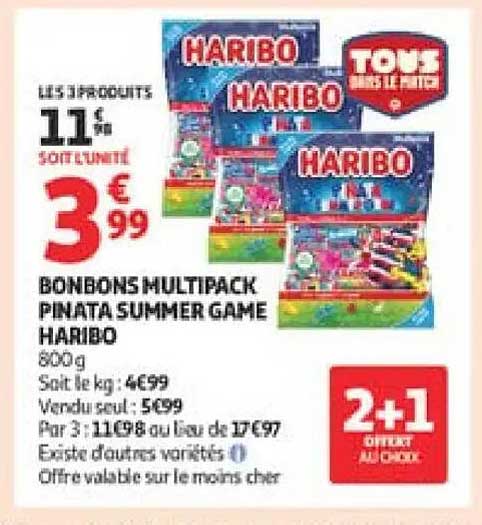 BONBONS MULTIPACK PINATA SUMMER GAME HARIBO