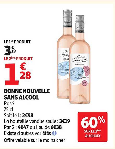 BONNE NOUVELLE SANS ALCOOL