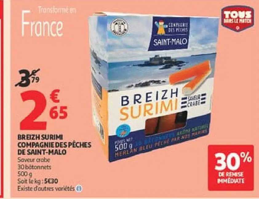 BREIZH SURIMI COMPAGNIE DES PÊCHES DE SAINT-MALO