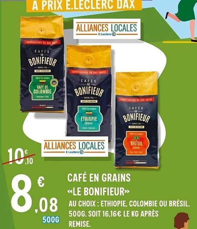 CAFÉ EN GRAINS «LE BONIFIEUR»