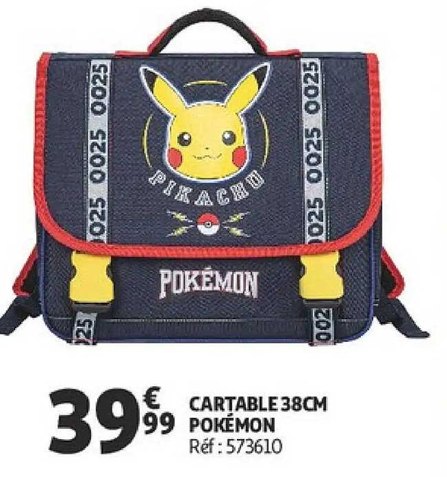 CARTABLE 38CM POKEMON