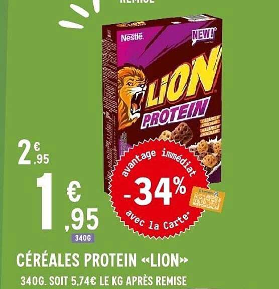 CÉRÉALES PROTEIN «LION»