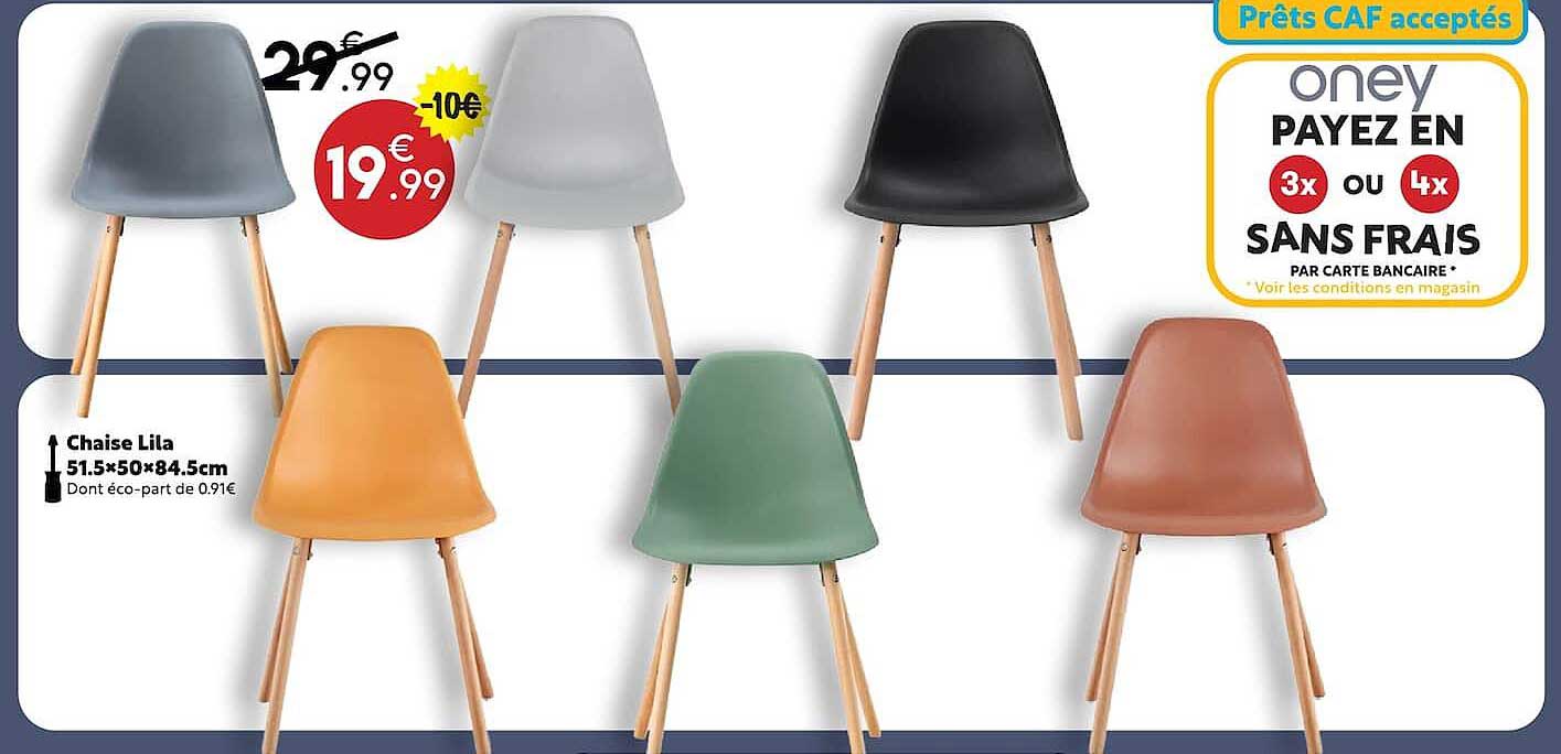 Chaise Lila 51.5*50*84.5cm