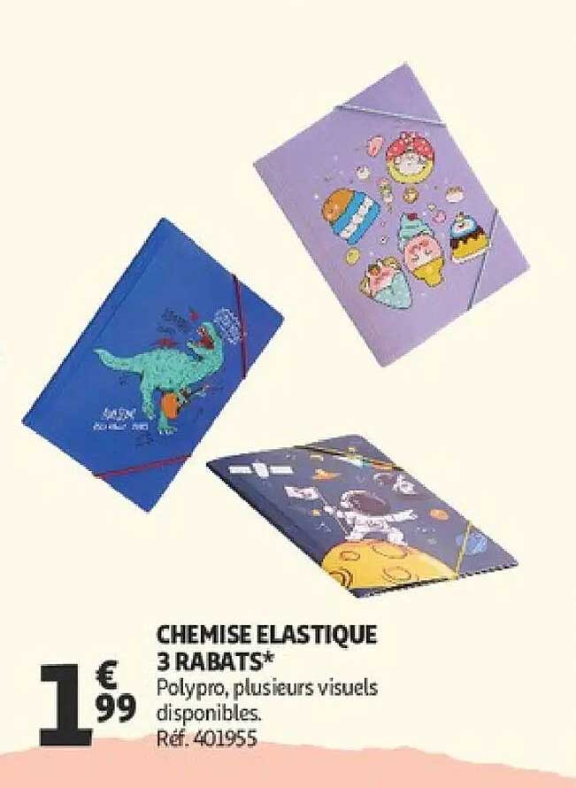 CHEMISE ELASTIQUE 3 RABATS*