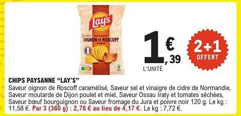 CHIPS PAYSANNE “LAY’S”