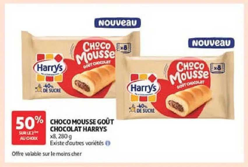Choco mousse goût chocolat Harrys
