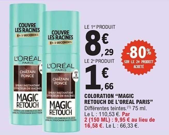 COLORATION “MAGIC RETOUCH DE L'OREAL PARIS”