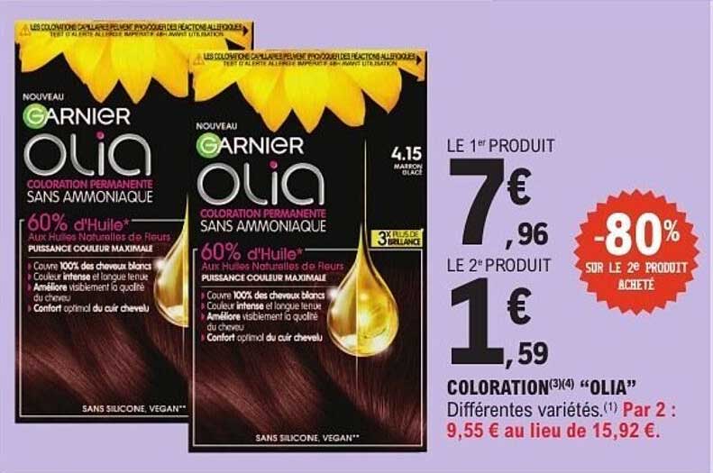 COLORATION(3)(4) “OLIA”