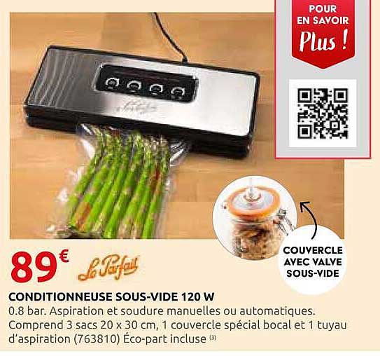 CONDITIONNEUSE SOUS-VIDE 120 W