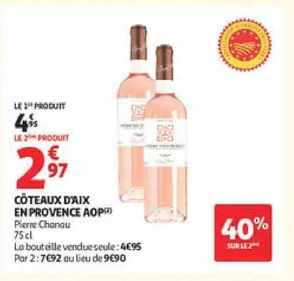 CÔTEAUX D’AIX EN PROVENCE AOP® Pierre Chanau 75 cL
