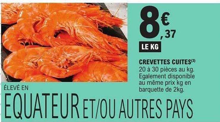 CREVETTES CUITES
