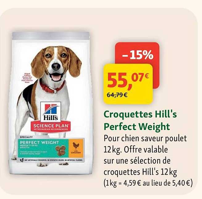 Croquettes Hill's Perfect Weight