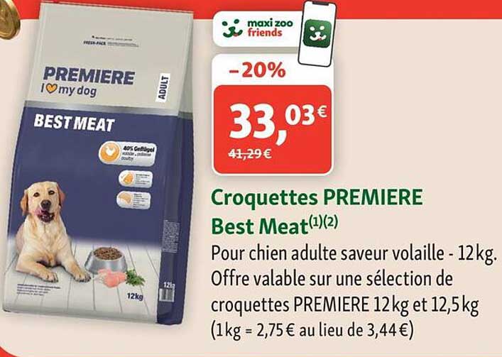 Croquettes PREMIERE Best Meat