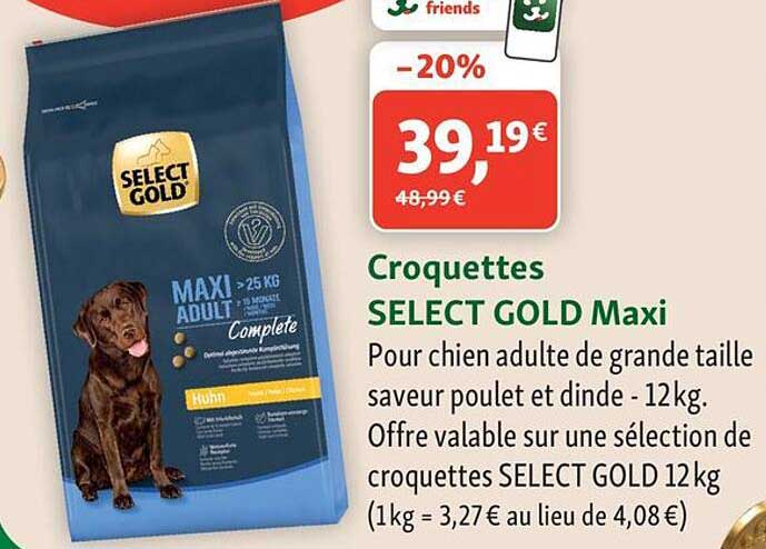 Croquettes SELECT GOLD Maxi
