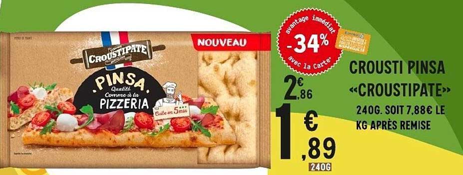 CROUSTI PINSA «CROUSTIPATE»