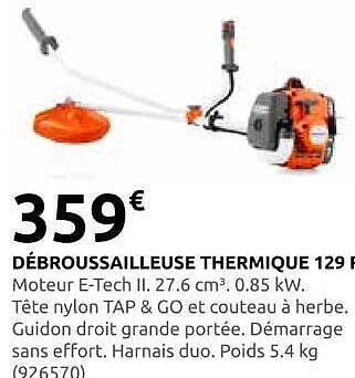 DÉBROUSSAILLEUSE THERMIQUE 129 F