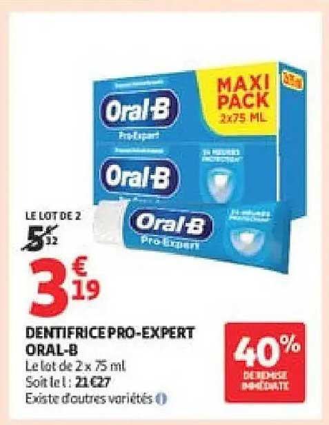 DENTIFRICE PRO-EXPERT ORAL-B