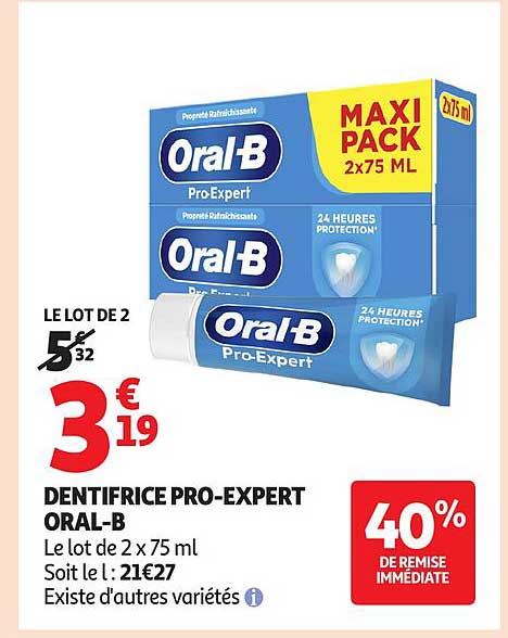 DENTIFRICE PRO-EXPERT ORAL-B