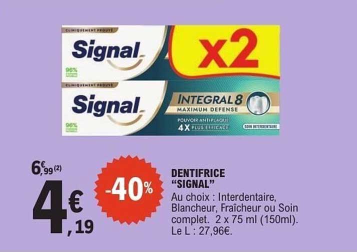 DENTIFRICE “SIGNAL”