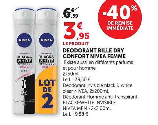 DEODORANT BILLE DRY CONFORT NIVEA FEMME