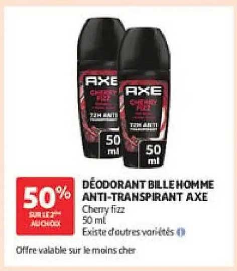 DÉODORANT BILLE HOMME ANTI-TRANSPIRANT AXE