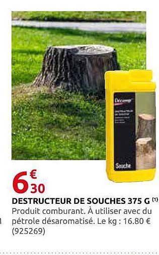 DESTRUCTEUR DE SOUCHES 375 G