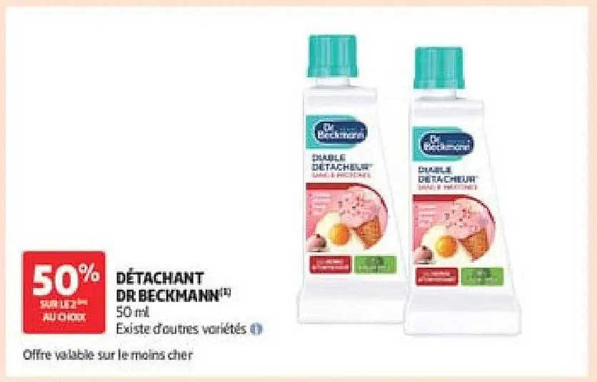 DÉTACHANT DR BECKMANN® 50 ml Existe d'autres variétés