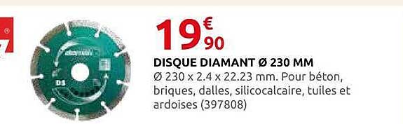 DISQUE DIAMANT Ø 230 MM