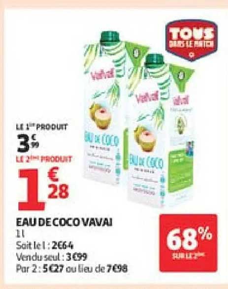 EAU DE COCO VAVAI 1L