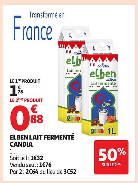 ELBEN LAIT FERMENTÉ CANDIA
