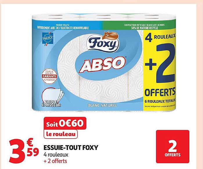 ESSUIE-TOUT FOXY 4 rouleaux + 2 offerts