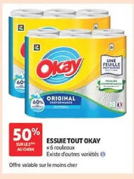 ESSUIETOUT OKAY x6 rouleaux