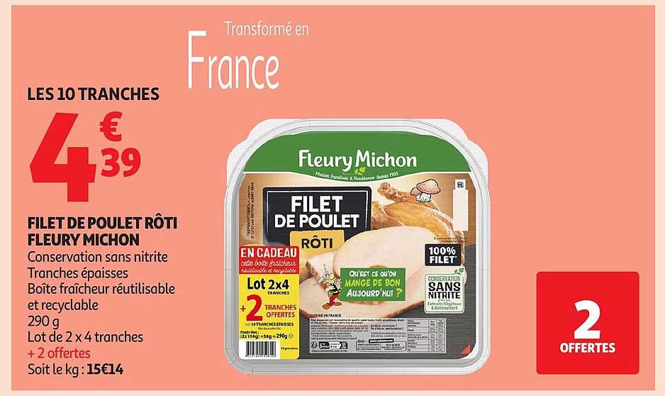 FILET DE POULET RÔTI FLEURY MICHON