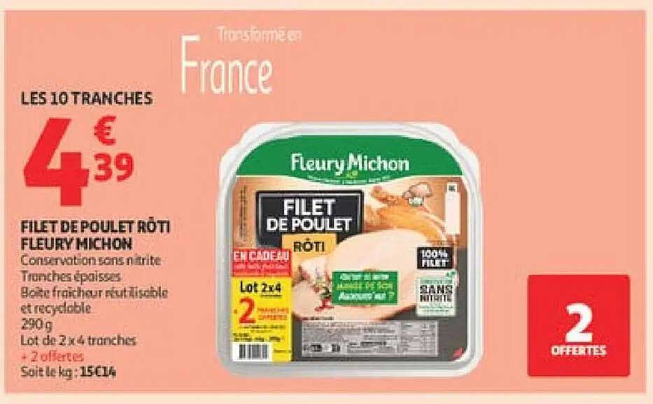 FILET DE POULET RÔTI FLEURY MICHON