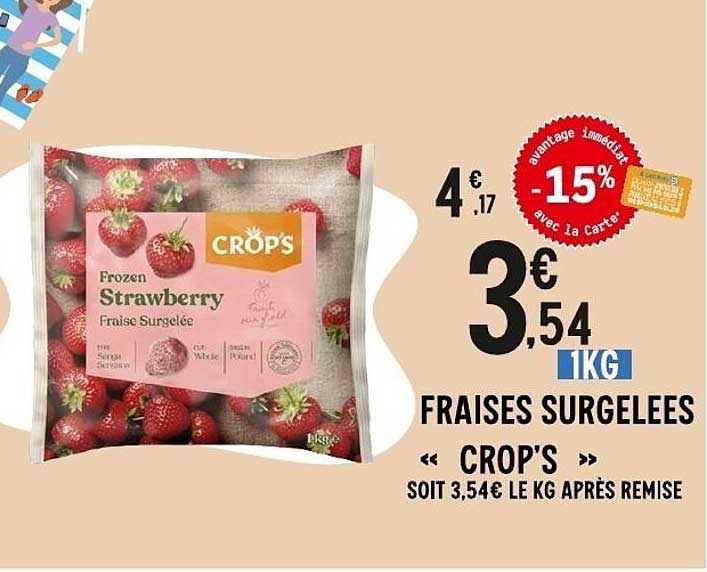FRAISES SURGELEES « CROP'S »
