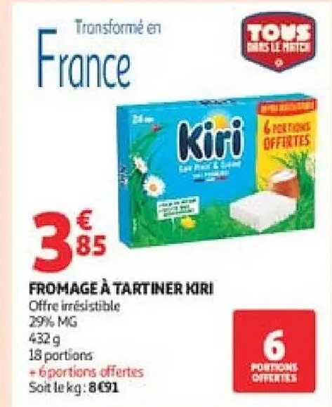 FROMAGE À TARTINER KIRI