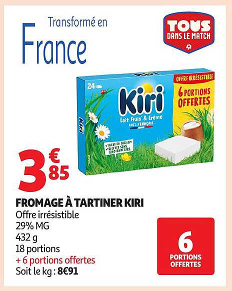 FROMAGE À TARTINER KIRI