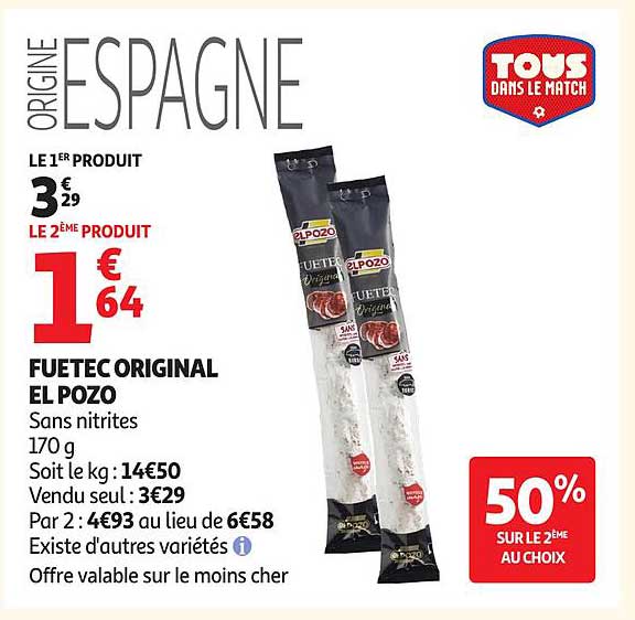 FUETEC ORIGINAL EL POZO