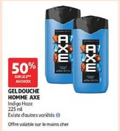 GEL DOUCHE HOMME AXE Indiglo Haze 225 ml