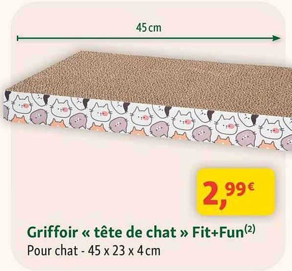 Griffoir « tête de chat » Fit+Fun