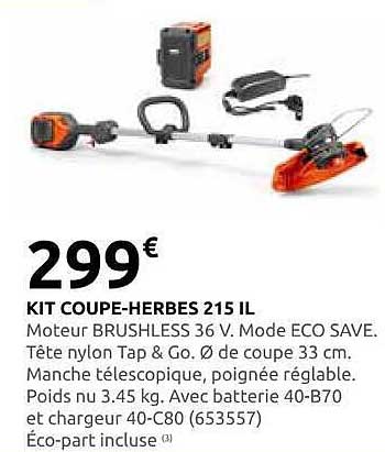 KIT COUPE-HERBES 215 IL