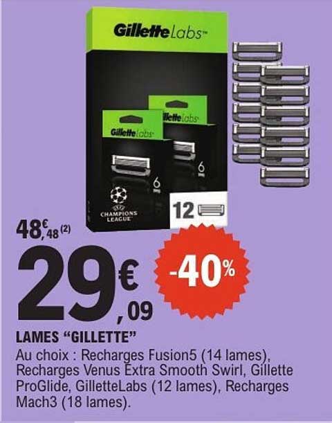 LAMES “GILLETTE”