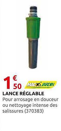 LANCE RÉGLABLE