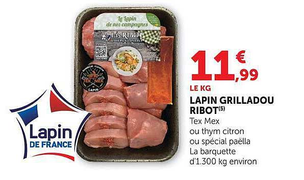 Lapin grilladou ribot