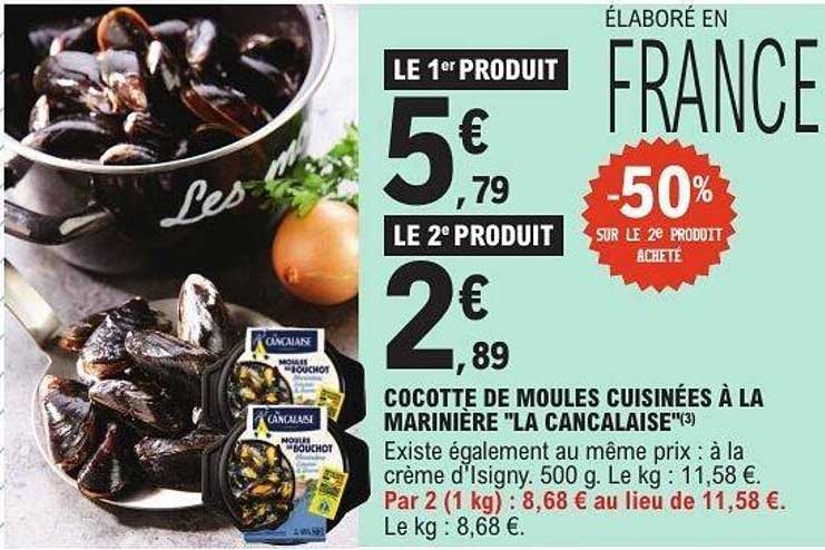 LE 1er PRODUIT 5€ 79 LE 2e PRODUIT 2€ 89