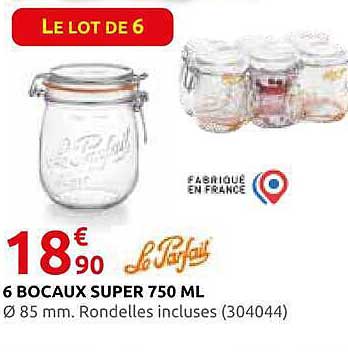 LE LOT DE 6