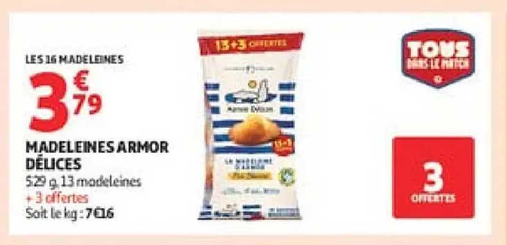 LES 16 MADELEINES