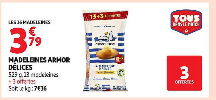 LES 16 MADELEINES