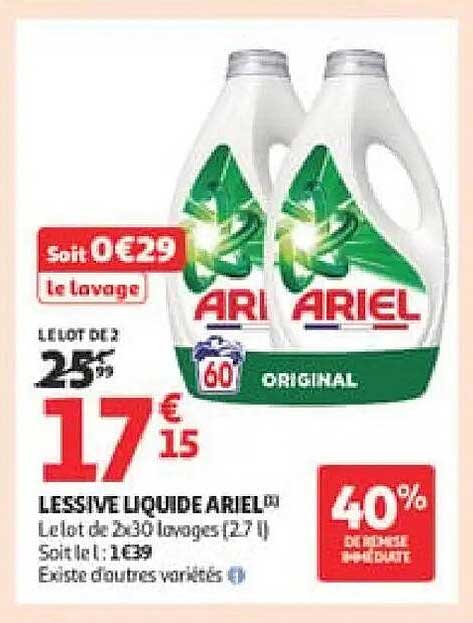 LESSIVE LIQUIDE ARIEL